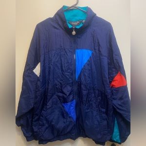 Vintage Christian Dior Monsieur Windbreaker Jacket size Large